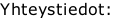 Yhteystiedot: